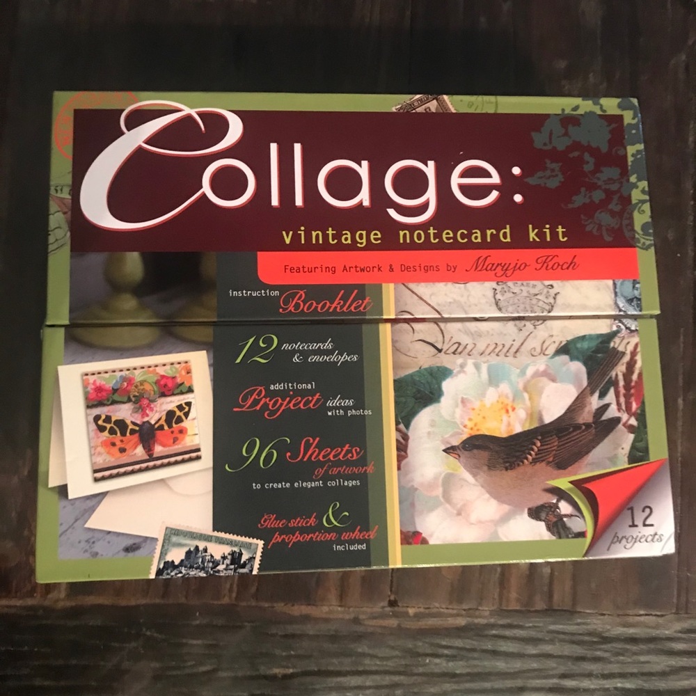 💋 SOLD 💋 🆕🆕🆕 NWT Collage: Vintage Notecard
